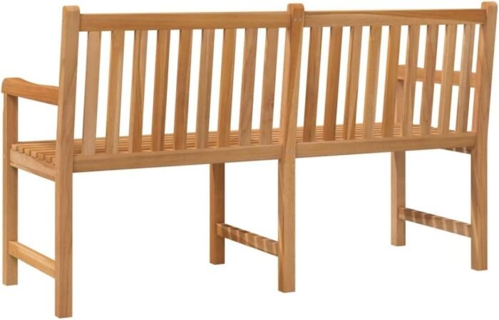 The ergonomically designed vidaXL patio bench offering ample seating comfort for outdoor