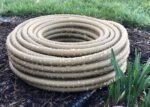 The soaker garden hose comes with end caps, fittings, and strain reliefs for easy setup.